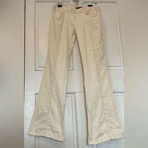 Plein Sud low rise ribbed flare pants